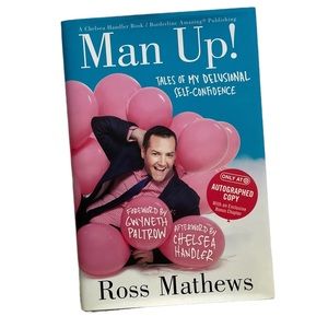 AUTOGRAPHED COPY Man Up! Ross Mathews Hardcover Book NEW